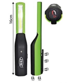 Lampa sa led diodama magnetna 120 Lm baterija 3.7V sa punjacem JBM